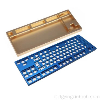 Tastiera di lavorazione CNC in alluminio OEM